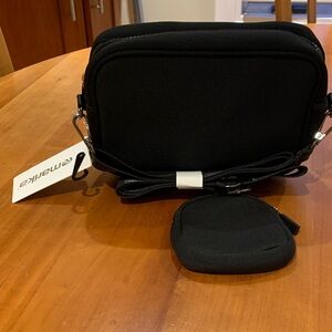 Marika Black Crossbody Bag with Coin Pouch